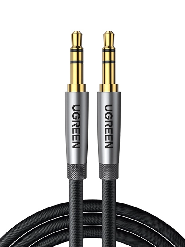 Кабель UGREEN AV150 (50356) 3.5mm Male to Male Alu Case Braid Audio Cable.