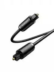 Черный аудиокабель UGREEN AV122 (70892) Toslink Optical Male To Male Audio Cable. Длина: 2 м.