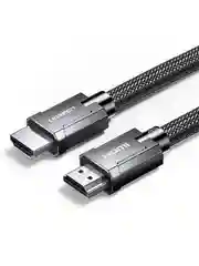 Серый кабель UGREEN HD135 (80602) 8K HDMI 2.1 Male To Male Cable. Длина 3 м. Цвет: серый