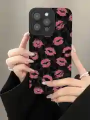 Бежевый чехол для айфон (iPhone) 11, 12, 13, 14, 15, 16 Pro Max, силиконовый ребристый с принтом