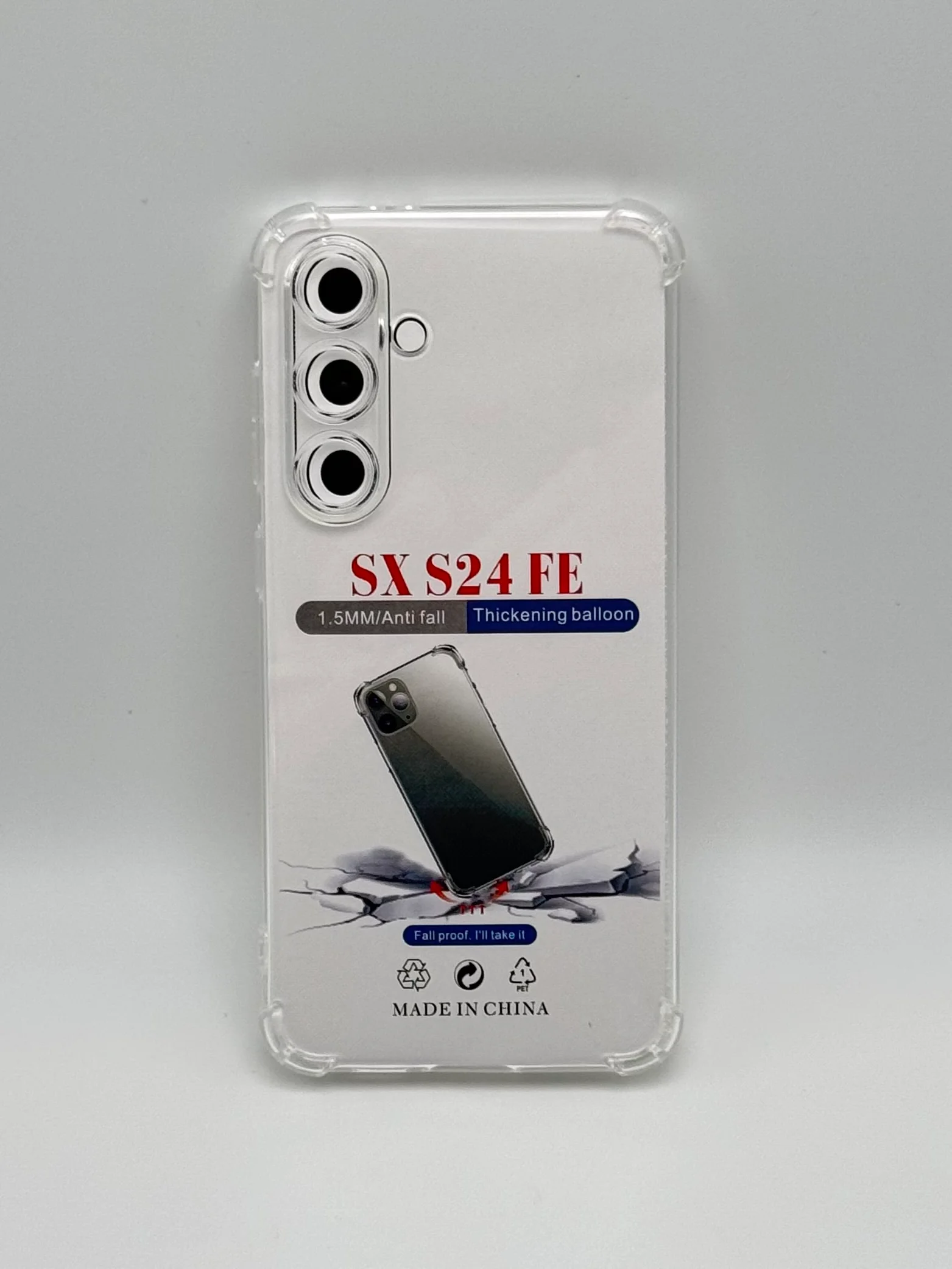 Чехол для Samsung S24 FE, силиконовая накладка на самсунг