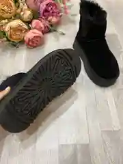 Угольный угги женские, натуральные