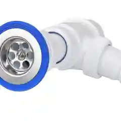 Белый сифон для раковины Virplast by Wirquin с выпуском и гибким соединением, 30987145