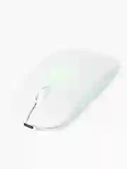 Белый мышь компьютерная, бесшумная, беспроводная, RGB-подсветка, USB зарядка