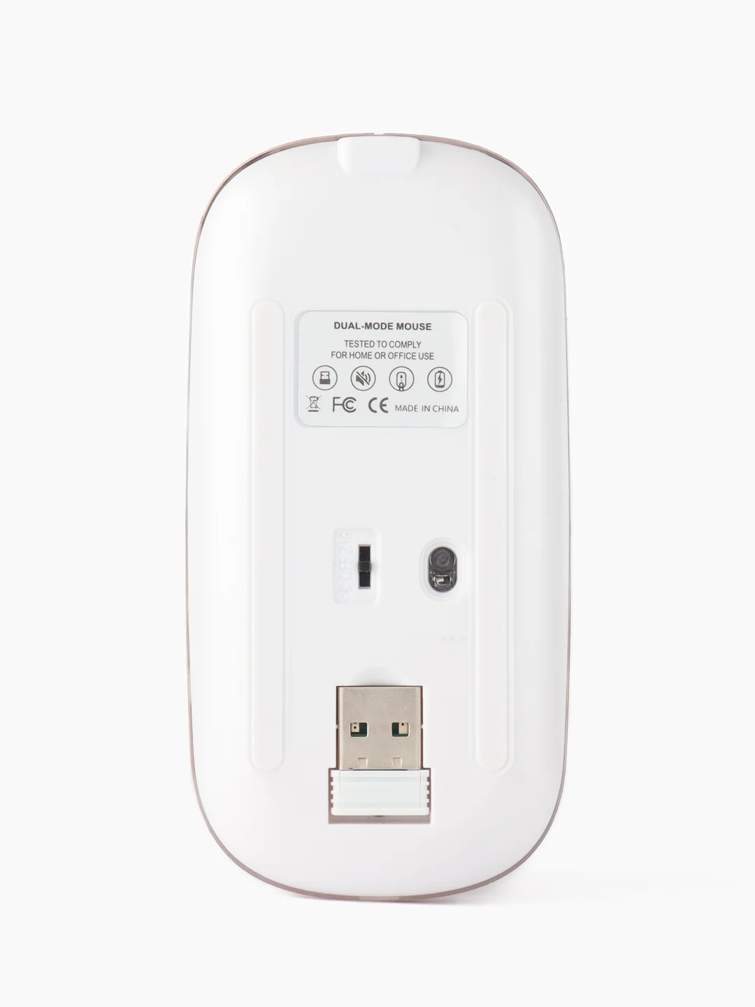 Розовый мышь компьютерная, бесшумная, беспроводная, RGB-подсветка, USB зарядка