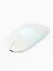 Белый мышь компьютерная, бесшумная, беспроводная, RGB-подсветка, USB зарядка