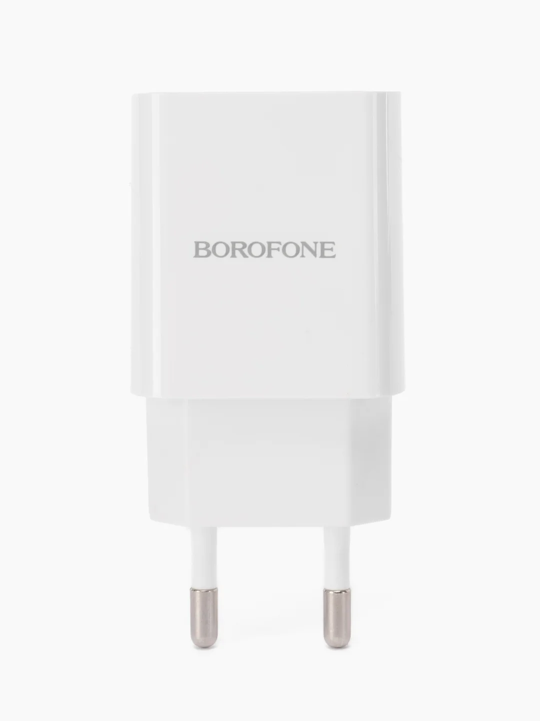 Белый зарядное устройство Borofone BA53A, 2 x USB, 1 m, Micro-USB / Type-C