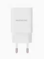 Белый зарядное устройство Borofone BA53A, 2 x USB, 1 m, Micro-USB / Type-C