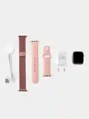 Розовый смарт часы, умные часы Smart Watch 9 серии, 2024, 45/41 мм