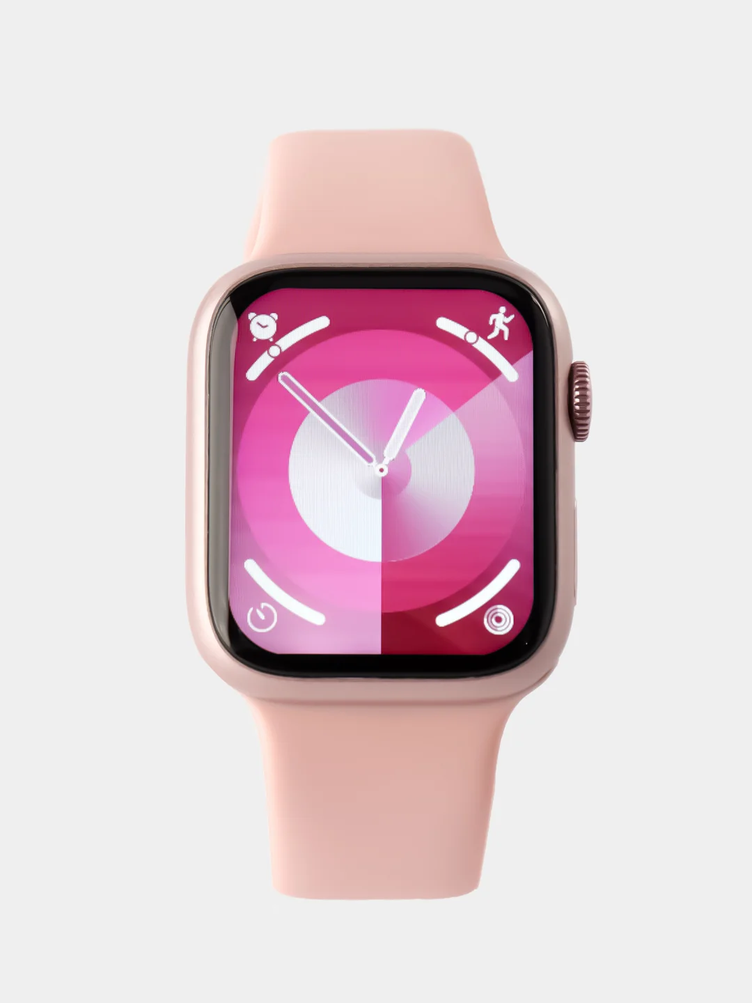 Розовый смарт часы, умные часы Smart Watch 9 серии, 2024, 45/41 мм