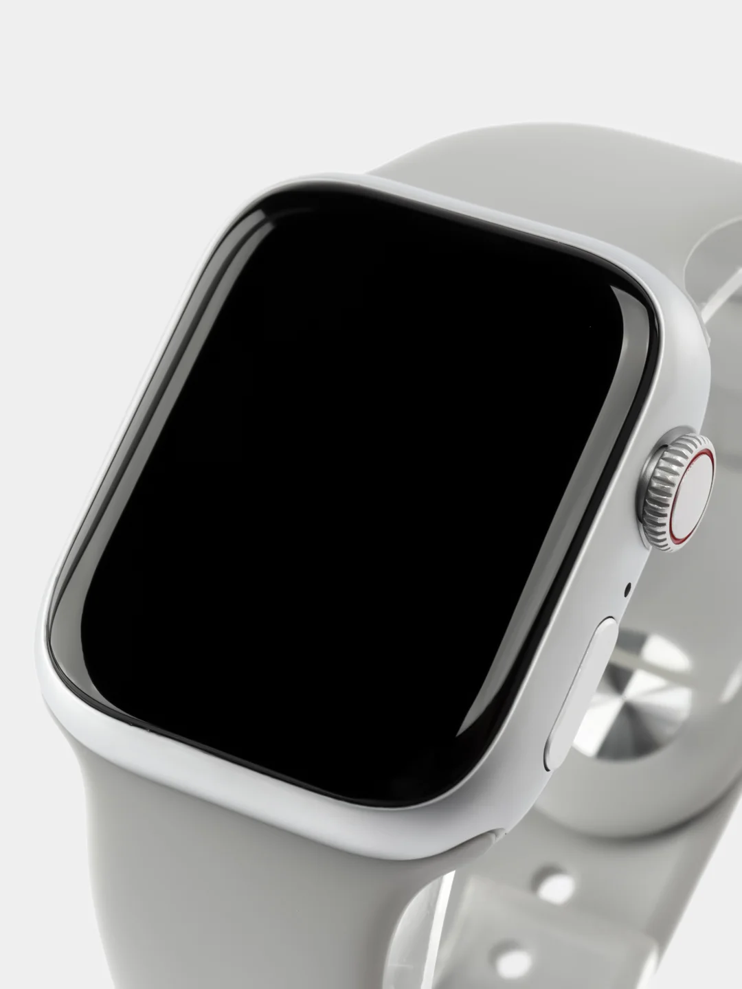 Серебряный смарт часы, умные часы Smart Watch 9 серии, 2024, 45/41 мм