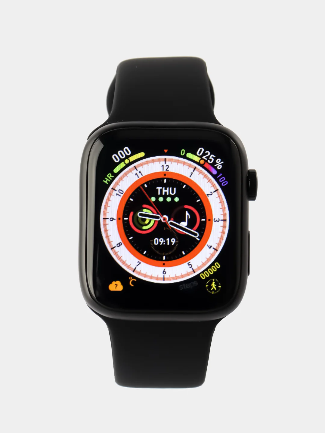 Черный смарт часы, умные часы Smart Watch 9 серии, 2024, 45/41 мм