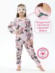 Пижама для девочки "Бабочки", хлопок