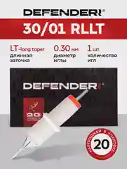 Картриджи DEFENDER для тату  Nano Systems, 20 штук