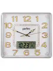 Настенные часы Perfeo "PF-WC-018", прямоугольные 34*30 см