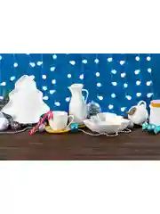 Блюдо - елочка 25х24,2х2,8 см Elan Gallery Снежинки