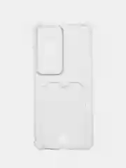 Чехол для HUAWEI P60 / P60 Pro( Хуавей П60 / П60 про ), с карманом для карт, прозрачный