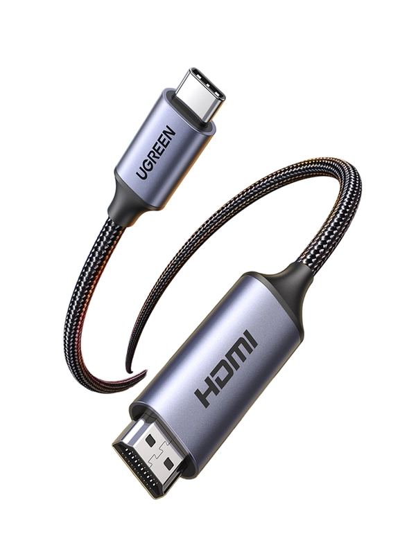 Кабель UGREEN CM565 (90451) USB-C to HDMI 8K@60H Adapter. Длина: 1,5 м. Цвет: серый космос