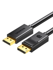 Кабель UGREEN DP102 (10245) DP Male to Male Cable. Длина 1,5 м. Цвет: черный