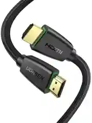 Черный кабель UGREEN HD118 (40408) HDMI Male To Male Cable With Braid. Длина 1 м. Цвет: черный