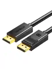 Черный кабель UGREEN DP102 (10211) DP Male to Male Cable. Длина 2 м. Цвет: черный