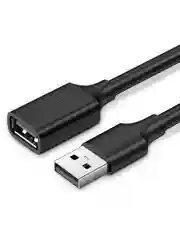 Черный кабель UGREEN US103 (10318) USB 2.0 A Male to A Female Cable. Длина: 5м. Цвет: черный