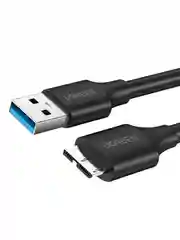 Черный кабель UGREEN US130 (10843) USB 3.0 A Male to Micro USB 3.0 Male Cable. Цвет: 2м.