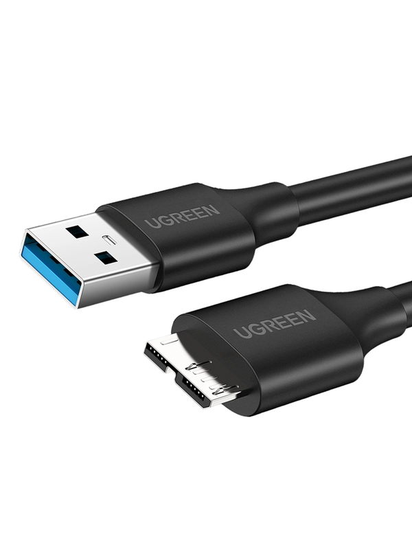 Кабель UGREEN US130 (10843) USB 3.0 A Male to Micro USB 3.0 Male Cable. Цвет: 2м.