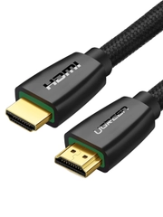Кабель UGREEN HD118 (40411) HDMI Male To Male Cable With Braid. Длина 3 м. Цвет: черный