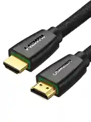 Черный кабель UGREEN HD118 (40411) HDMI Male To Male Cable With Braid. Длина 3 м. Цвет: черный