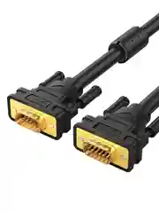 Черный кабель UGREEN VG101 (11631) VGA Male to Male Cable. Длина: 3м. Цвет: черный