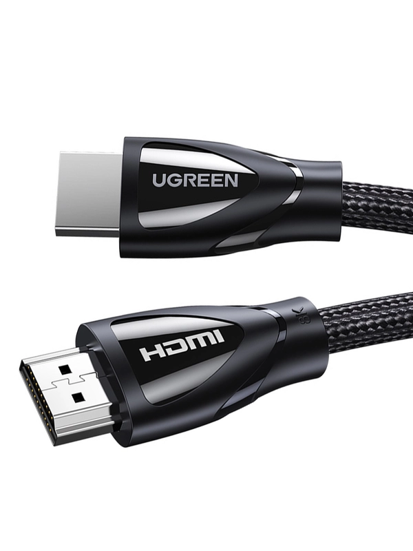 Кабель UGREEN HD140 (80403) HDMI 2.1 Male To Male Cable 8K Braided Cable. Длина 2 м.