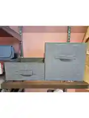 Серый коробка текстильная Титан-GS 30х30х15 см