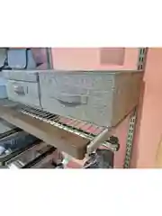 Серый коробка текстильная Титан-GS 30х30х15 см