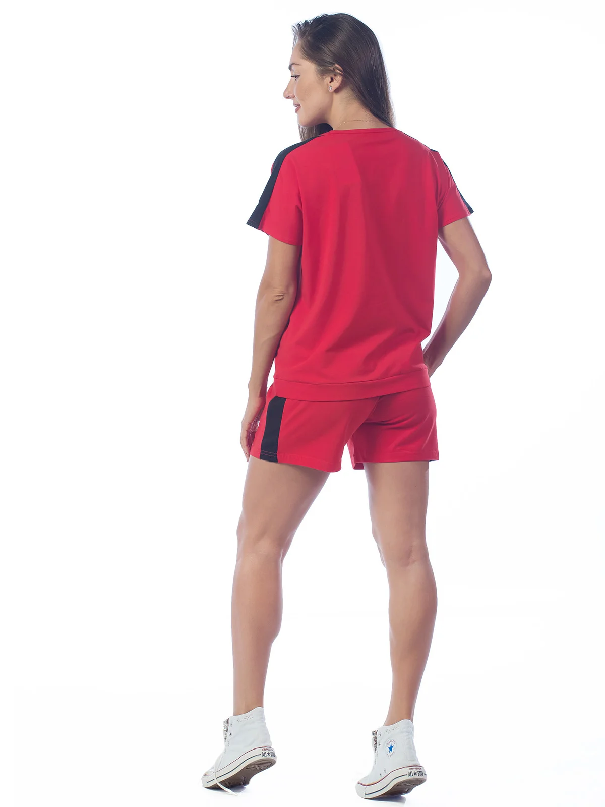 Костюм женский People why love, красный, КЛК1397П2