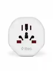 Белый сетевой переходник TTEC EU to Universal Convertor. Цвет: белый
