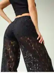 Брюки женские гипюр, брюки кружево, брюки прозрачные