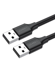 Кабель UGREEN US102 (10311) USB 2.0 A Male to A Male Cable. Длина 2 м. Цвет: черный
