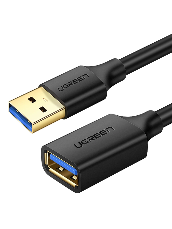 Кабель UGREEN US128 (10369) USB-A 3.0 Male to Male Cable. Длина: 0,5м. Цвет: черный