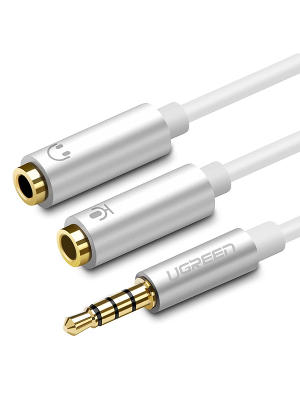 Разветлитель для гарнитуры UGREEN AV141 (10789) 35mm Male To Dual 35mm Female