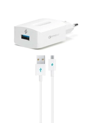 Сетевое зарядное устройство TTEC SpeedCharger QC 3.0 18W с кабелем Micro USB.