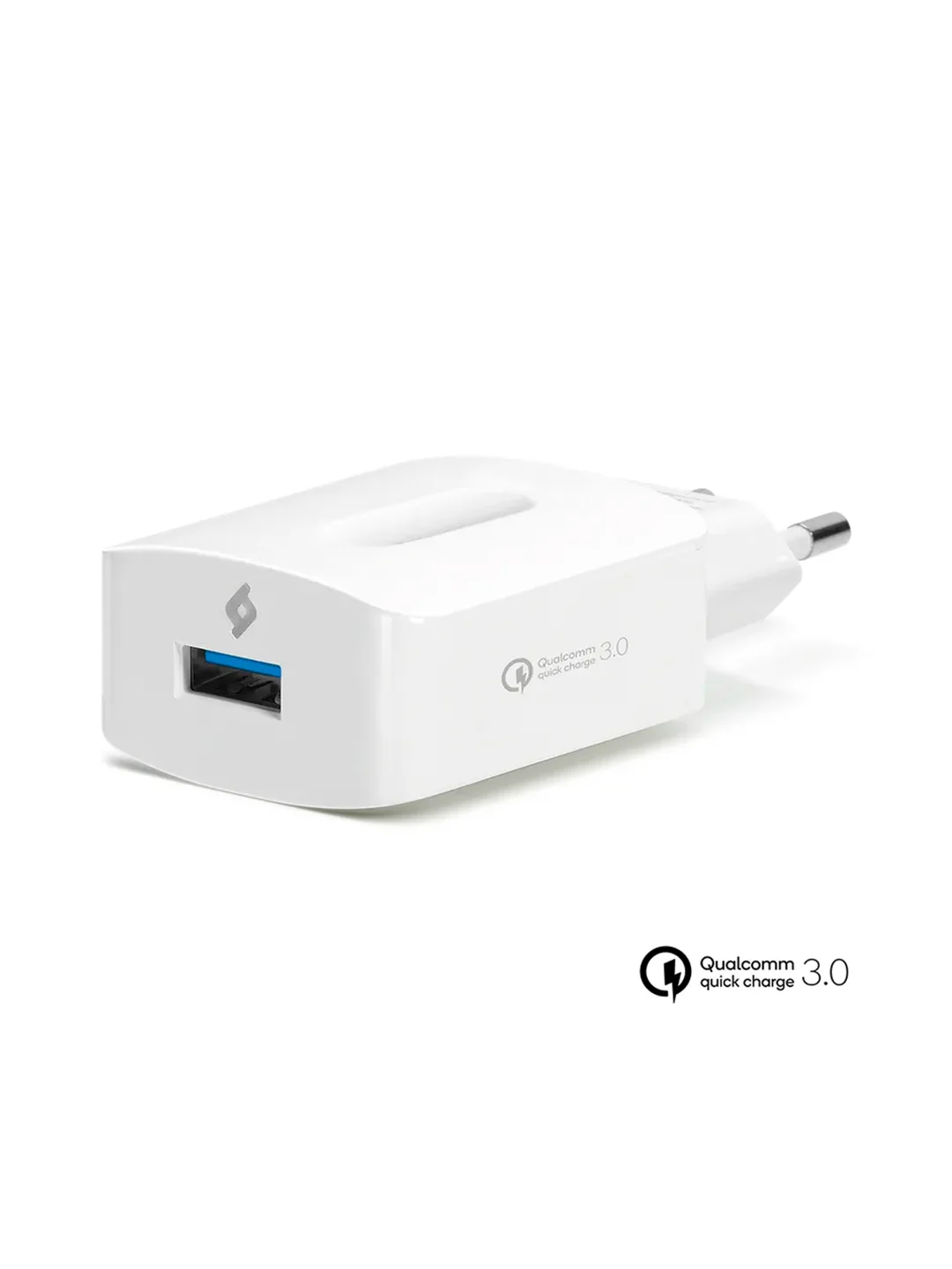 Белый сетевое зарядное устройство TTEC SpeedCharger QC 3.0 18W с кабелем Micro USB.