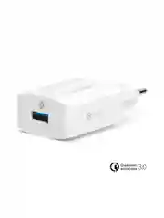 Белый сетевое зарядное устройство TTEC SpeedCharger QC 3.0 18W с кабелем Micro USB.
