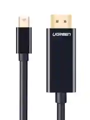 Черный кабель UGREEN MD101 (20848) Mini DP Male to HDMI Cable 4K. Длина: 1,5м. Цвет: черный
