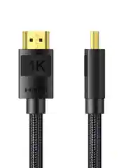 Черный кабель UGREEN HD119 (40101) 4K HDMI Cable Male to Male Braided. Длина 2м. Цвет: черный