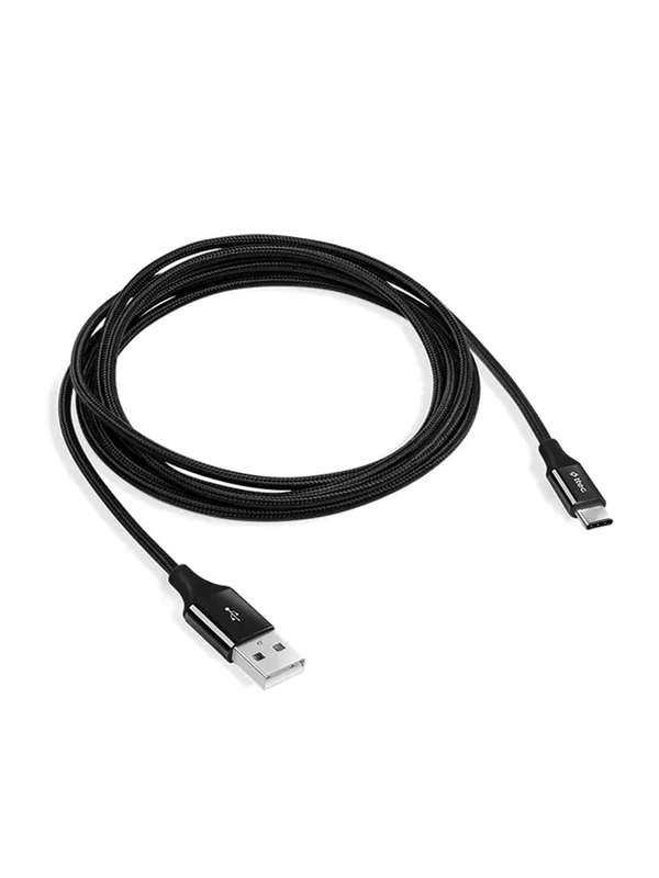 Кабель TTEC AlumiCable Type C Charge/Data Cable 2.0. Длина: 120 см. Цвет: черный