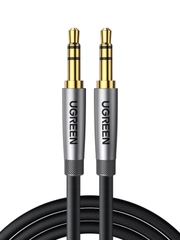 Кабель UGREEN AV150 (50355) 3.5mm Male to Male Alu Case Braid Audio Cable.