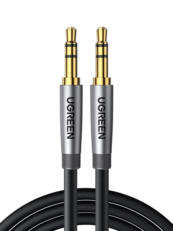 Кабель UGREEN AV150 (50355) 3.5mm Male to Male Alu Case Braid Audio Cable.