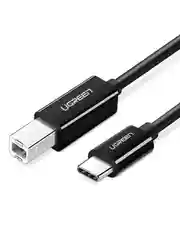 Черный кабель UGREEN US241 (50446) USB-C 2.0 To USB-B 2.0 Print Cable