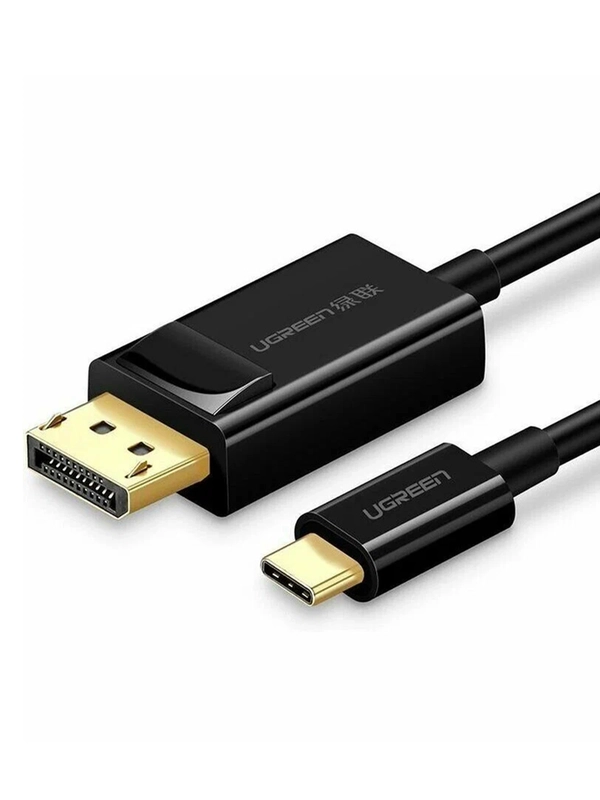 Кабель UGREEN MM139 (50994) USB Type C to DP Cable. Длина 1,5 м. Цвет: черный